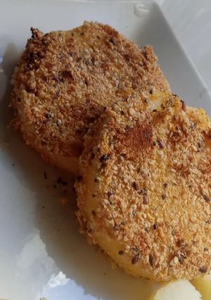 Una foto de Milanesas de choclo