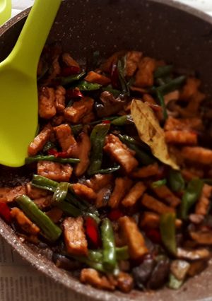 Foto resep Tumis Orek Shitake Kacang Panjang