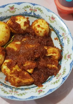 Foto resep Tahu Telur Bumbu Bali 🥚🌶🍅