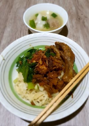 Foto resep Mie Ayam Bakso Pangsit Ceker