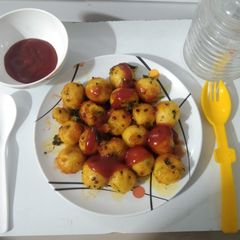 A picture of Veg suji balls.