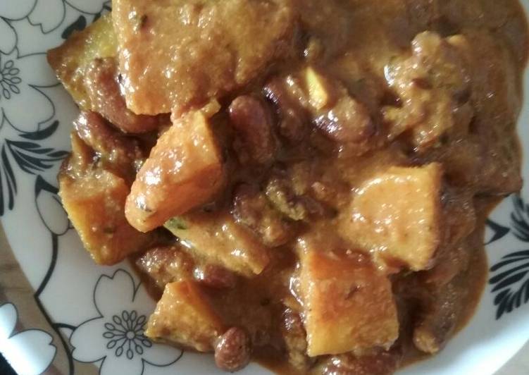 Simple Way to Prepare Ultimate Kidney bean Potato curry