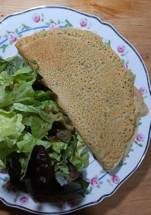A picture of Chickpea Flour 'Omelet'.