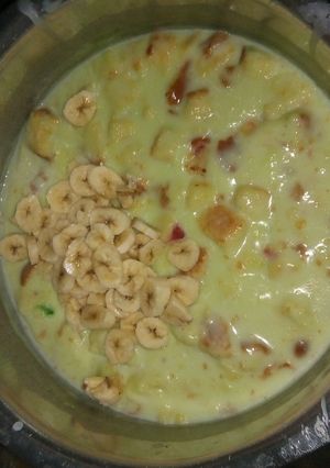 A picture of #Banana custard.