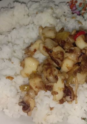 Foto resep Oseng cumi pedas