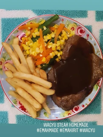 Langkah Gampang Membuat Resep Steak Wagyu saus Barbeque yang Menggugah Selera Anti Ribet, Sempurna