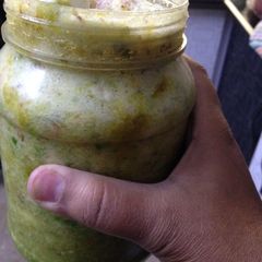 A picture of Ginger garlic and chilli paste.