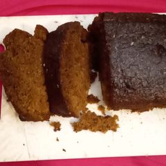 A picture of Ginger cake loaf 🍞. Airfryer.