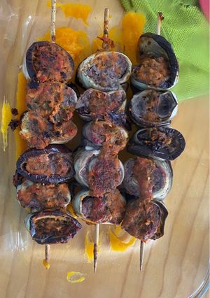 Una foto de Rollitos de berenjena con carne picada
