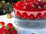 Літній полуничний мусовий торт 🍓🎂