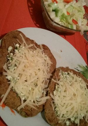Cukkini lángos (paleo, diétás) recept fotója
