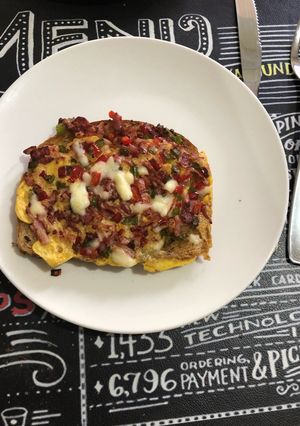 Una foto de Tostada al Sartén