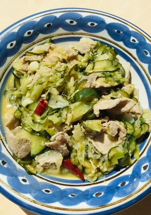 Foto di Insalata d'estate di Maiale e Cetriolo