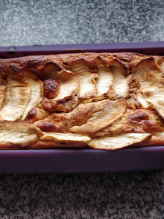 Una foto de Tarta de manzana Fit
