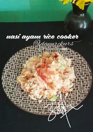 Foto resep Nasi ayam rice cooker