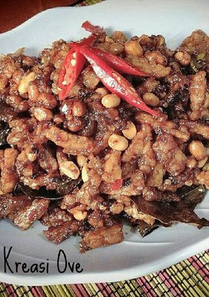Foto resep Kering tempe kacang tanah