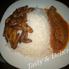 White Rice and Chicken Stew A picture of White Rice and Chicken Stew.