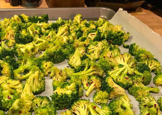 Recipe of Perfect Roasted Broccoli with an Asian Spin