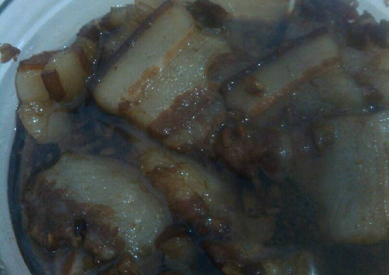 Babi kecap sederhana