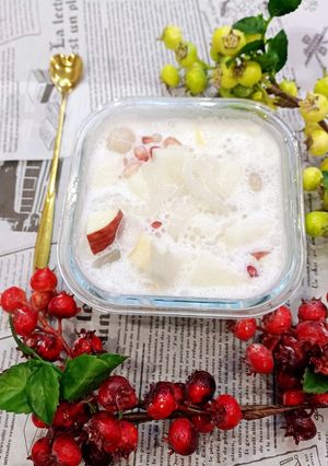Hình của món Các loại quả dầm với bột báng.