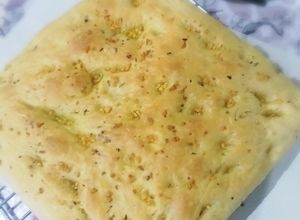 Foto resep Garlic Focaccia (Sourdough)