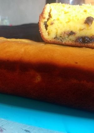 Una foto de Budín de Naranja con chocolate