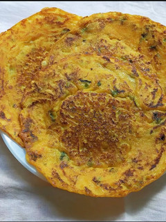 A picture of Mixed veg pancakes/pudla in chickpeas flour.