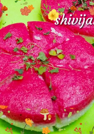 A picture of Flower idli in kadai.