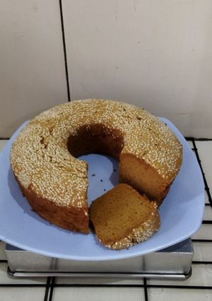 Foto resep Bolu panggang gula palem, no sp & no bp