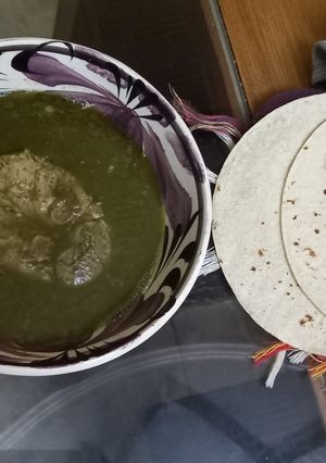 Una foto de Verde de espinazo de puerco