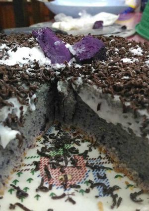 Foto resep Bolu Ubi Ungu Rice Cooker ala Heidy