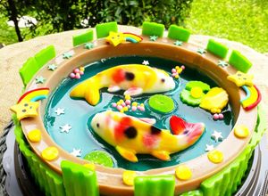 Foto resep Puding kolam ikan koi widya01@mamakoki