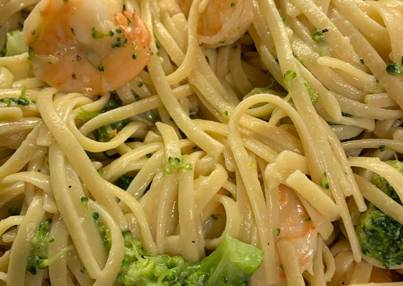 Linguine Shrimp & Broccoli