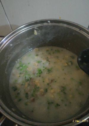 Foto resep bubur saring kembung broko (mpasi 8bln)