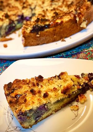 Foto resep Keto Blueberry Cheese Danish Coffee Cake
