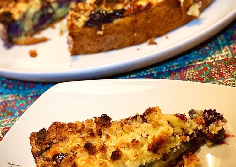 Keto Blueberry Cheese Danish Coffee Cake