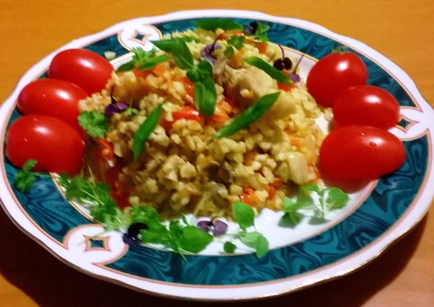 Булгур С Курицей Фото