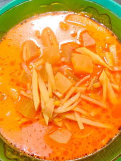 Foto resep Sayur Rebung Kikil Santan Pedas