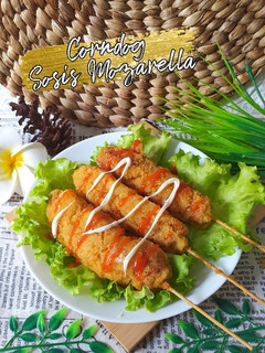 Foto resep Corndog Sosis Mozarella