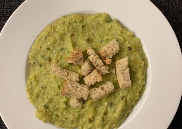 Crema di patate e zucchine