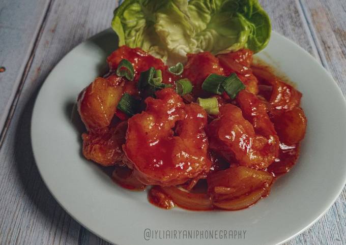 Resipi Udang Masam Manis Oleh Iylia Iryani Idris Cookpad