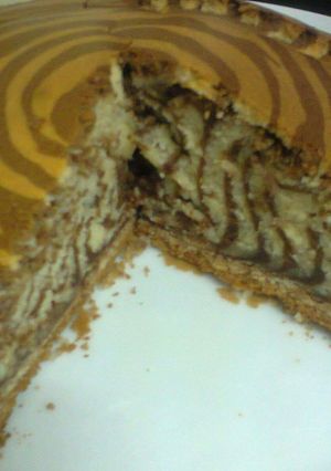A picture of Zebra Cake.