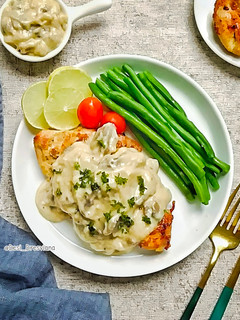 Foto resep Chicken Steak With Creamy Mushroom Sauce