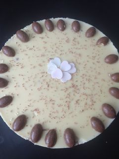 Una foto de Tarta tres chocolates