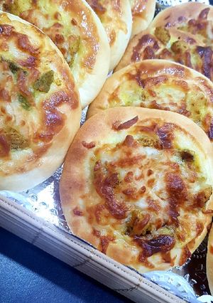 صورة لوصفة بيتزا الدجاج