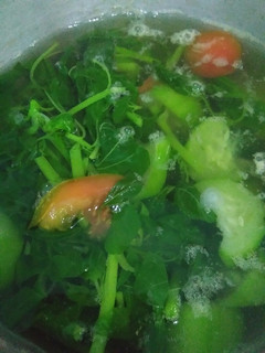 Foto resep Sayur bening oyong bayam