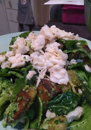 Une photo de Poêlée de légumes au pesto