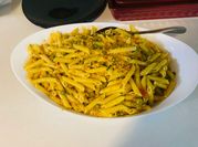 A picture of table spoon turmeric powder