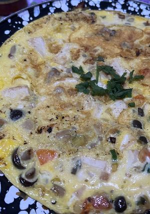 Foto resep Omelet Jamur Shimeji