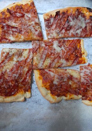 Foto de Pizza Caseira de Chourição